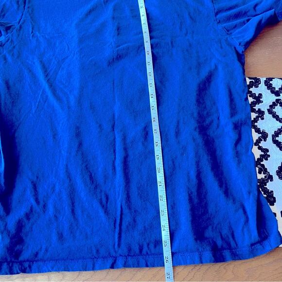 Ben Sherman Blue Union Jack Graphic Tee Shirt men unisex size large L - Picture 6 of 6